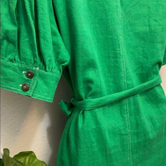 Vintage Emerald green dress size xs - Picture 7 of 7